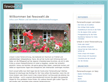 Tablet Screenshot of fewowahl.de